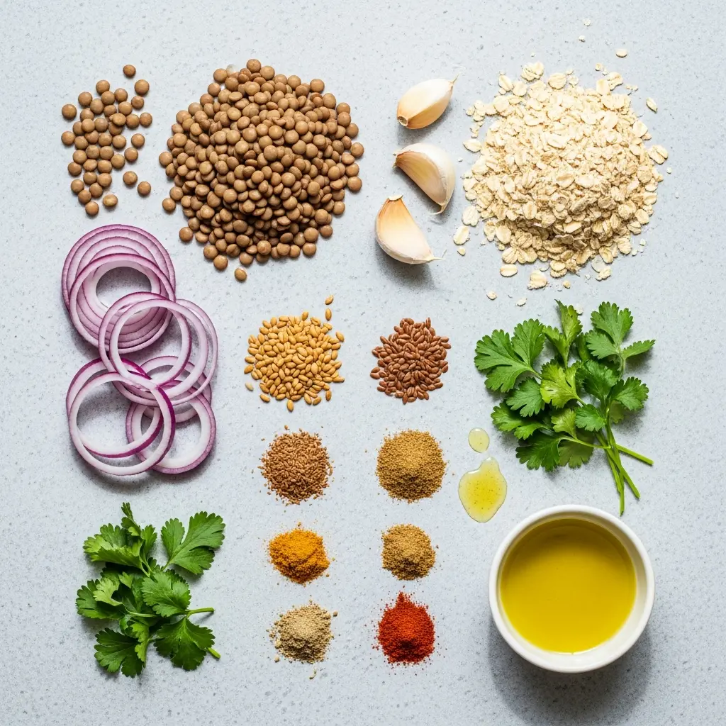 Hearty Gluten-Free Vegan Lentil Patties: Flavor & Nutrition