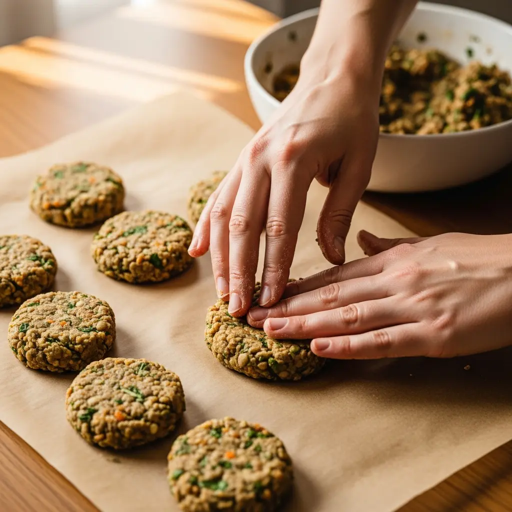 Hearty Gluten-Free Vegan Lentil Patties: Flavor & Nutrition