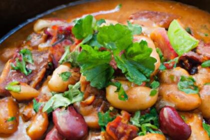 Frijoles Charros with Beef Bacon: A Smoky Twist on Tradition
