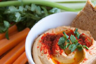 Brighten Snack Time: Homemade Roasted Red Pepper Hummus Recipe