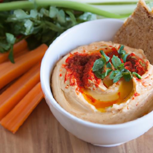 Brighten Snack Time: Homemade Roasted Red Pepper Hummus Recipe