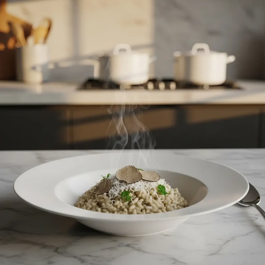 Elevate Your Dinner: Decadent Black Truffle Risotto Recipe