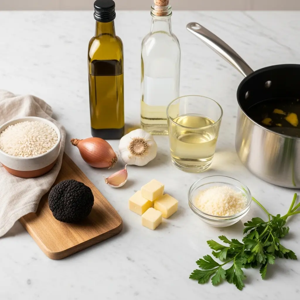 Elevate Your Dinner: Decadent Black Truffle Risotto Recipe