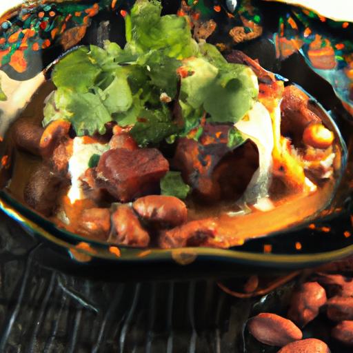 Frijoles Charros with beef Bacon: A Smoky Twist on⁣ Tradition