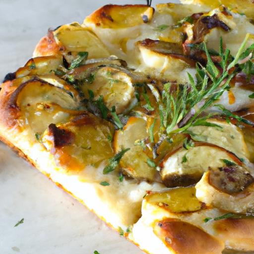 Savor the Flavor: Potato and Rosemary Pizza Delight