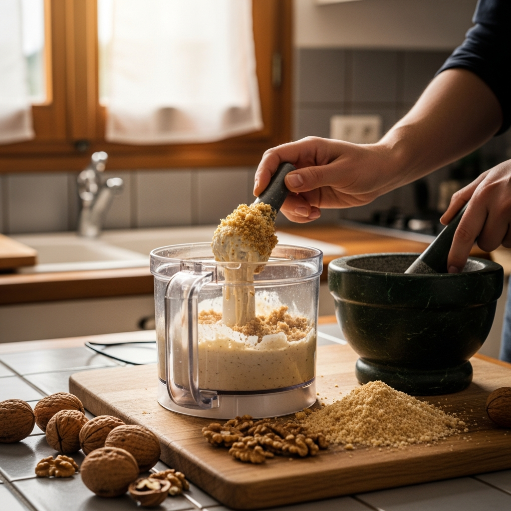 Savor the Creamy Delight of Classic Walnut Sauce (Salsa di Noci)