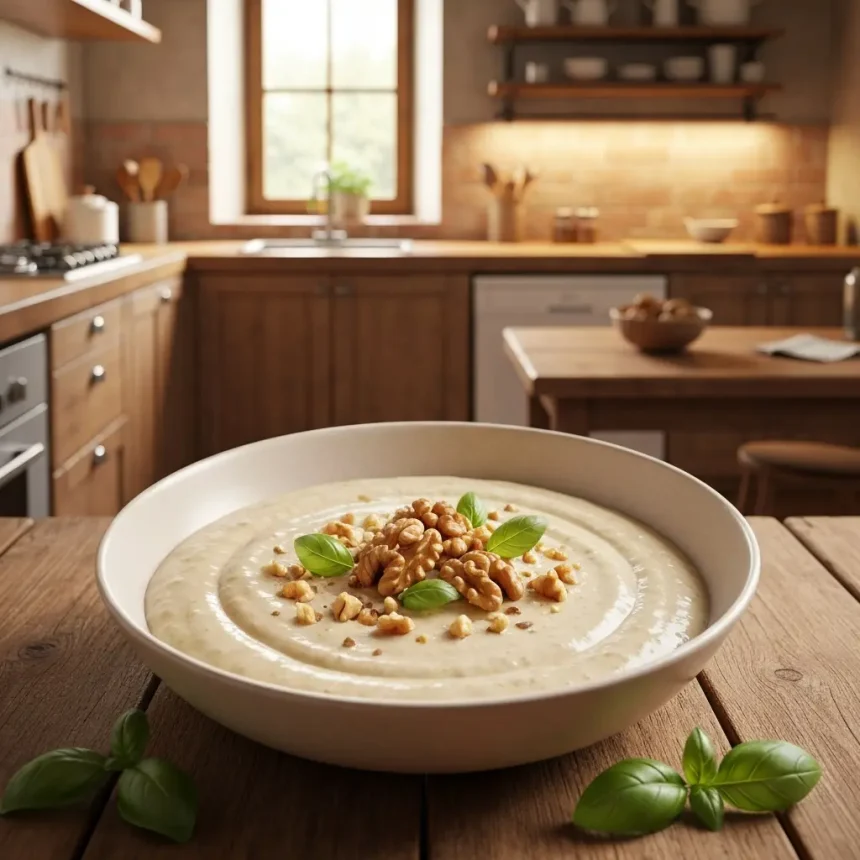 Savor the Creamy Delight of Classic Walnut Sauce (Salsa di Noci)