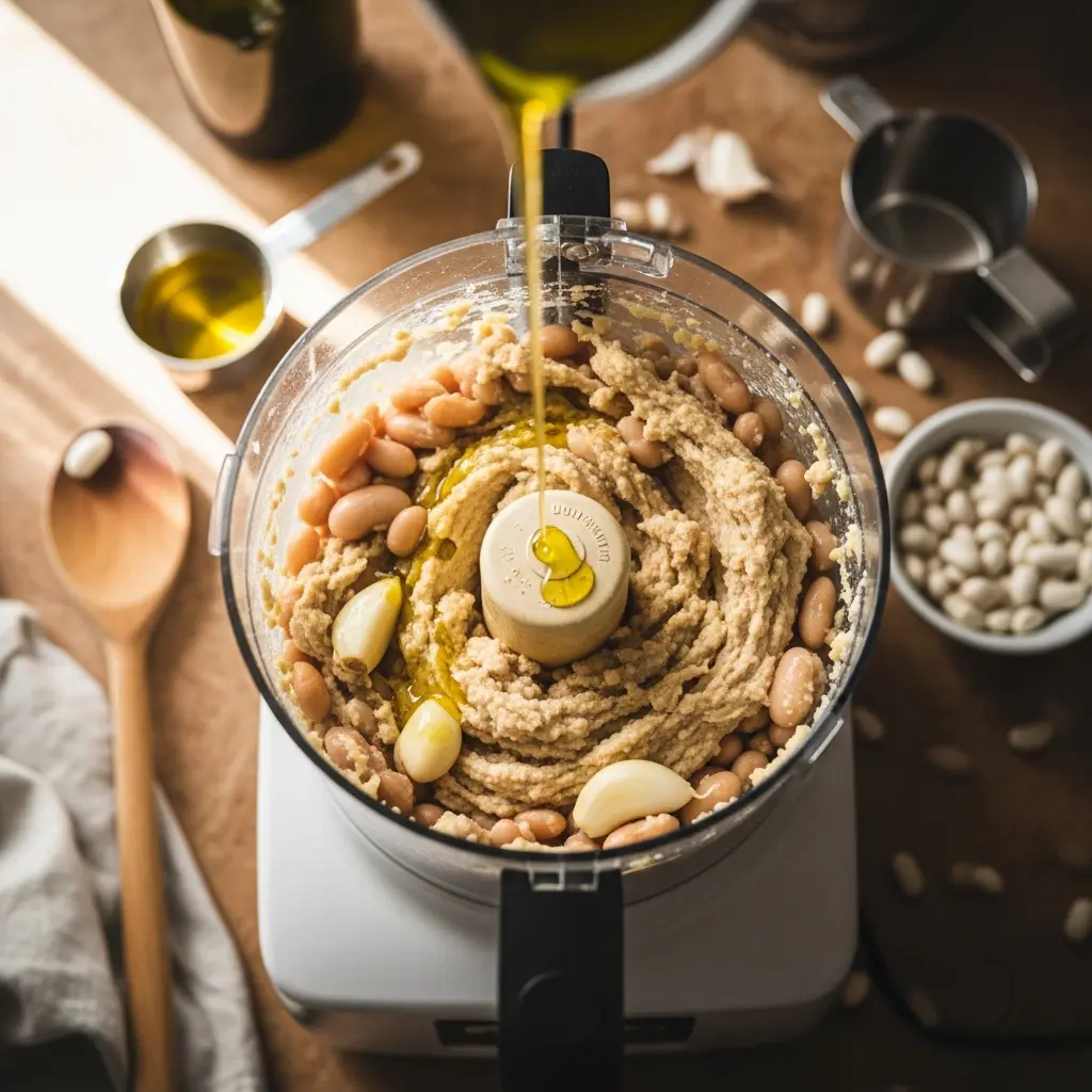 Creamy White Bean Hummus with Garlic: A Flavorful Twist