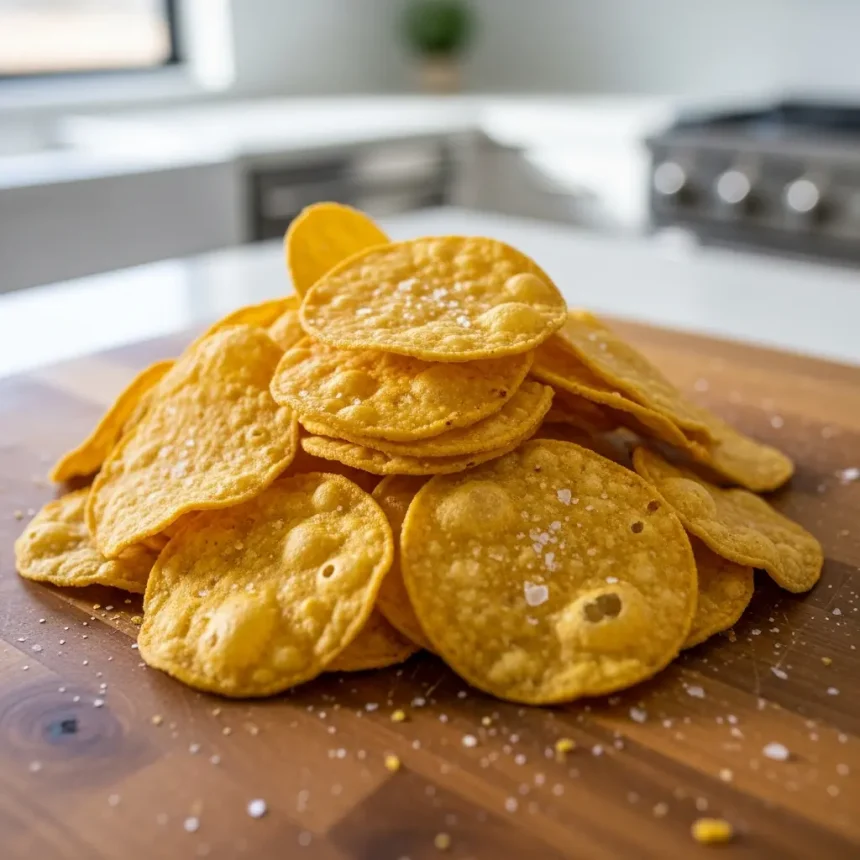 Crunchy Homemade Keto Tortilla Chips: A Low-Carb Delight
