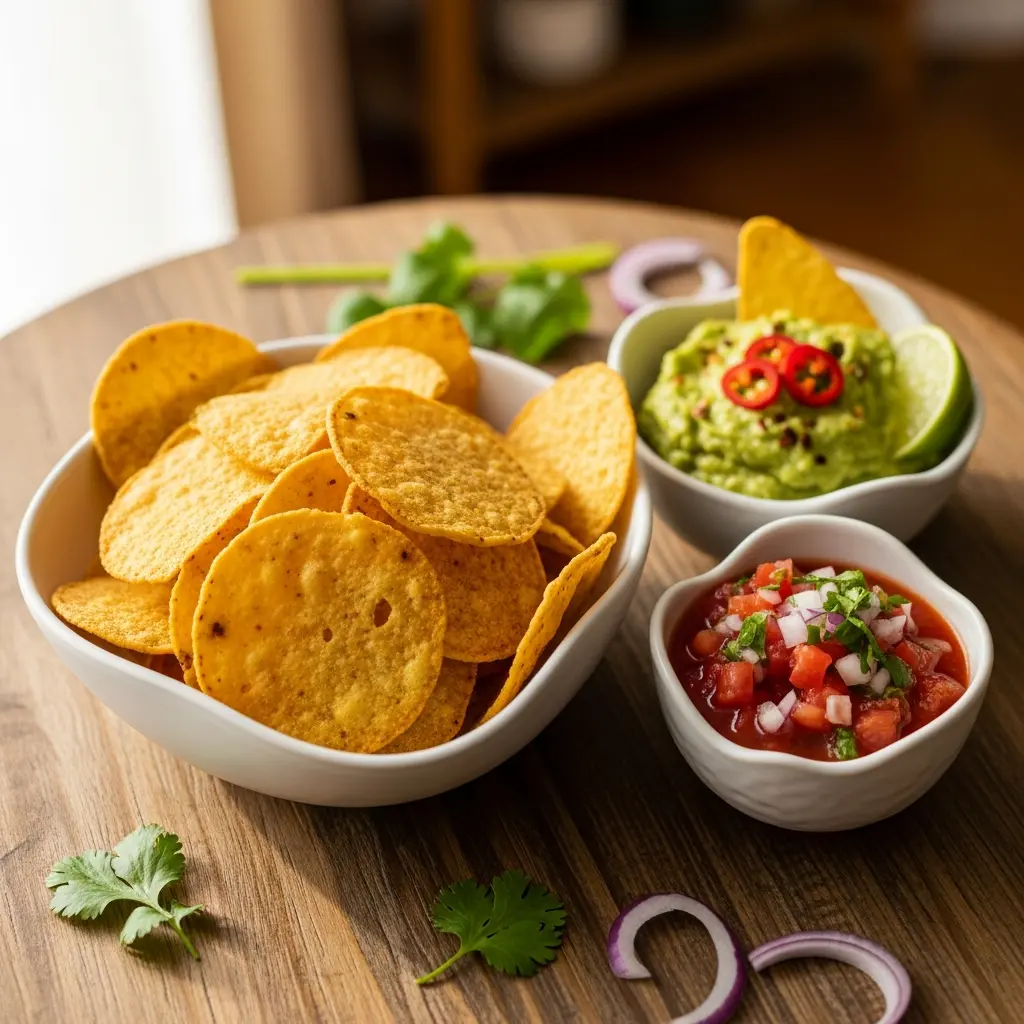 Crunchy Homemade Keto Tortilla Chips: A Low-Carb Delight