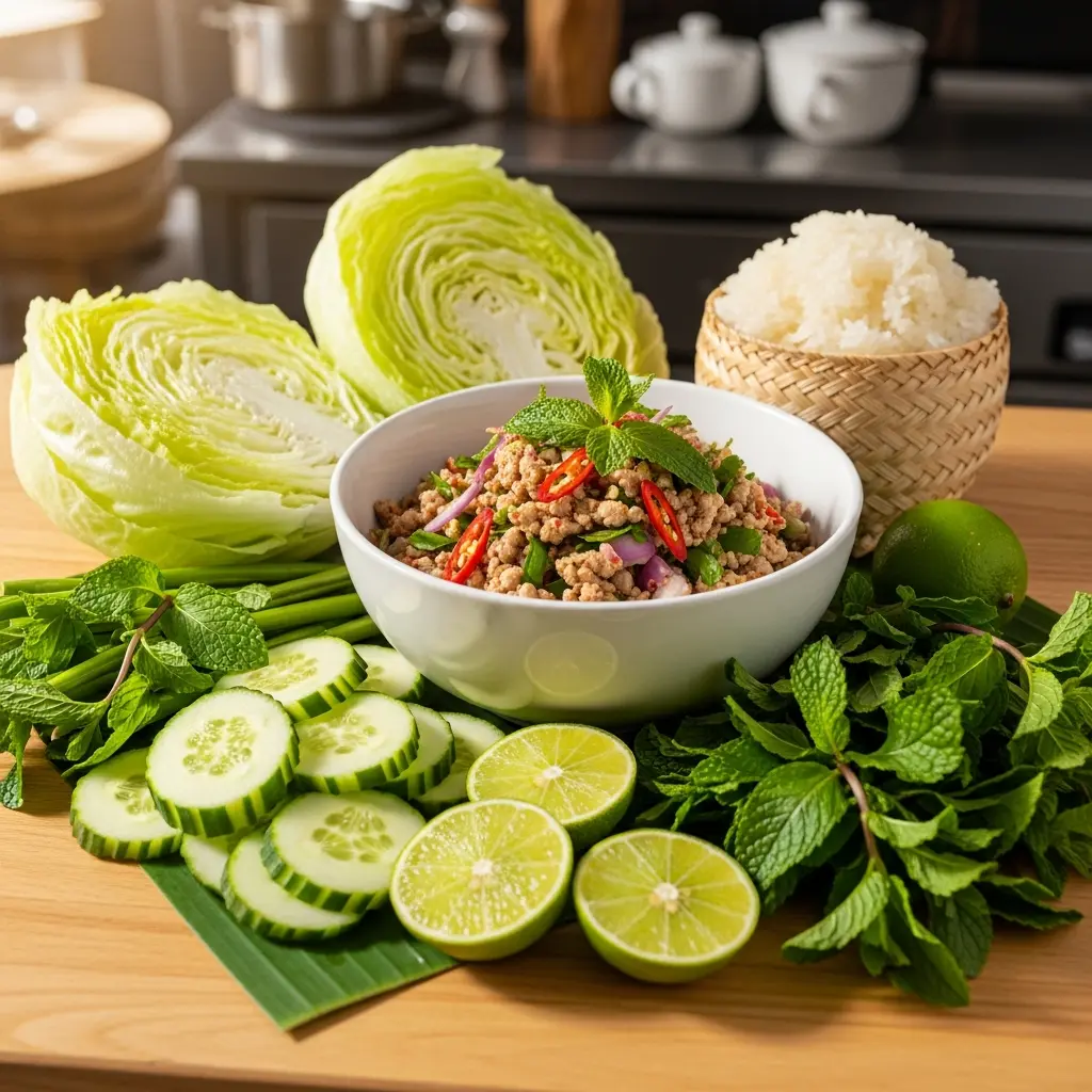 Zesty Larb Gai: Exploring Thailand’s Spicy Chicken Salad