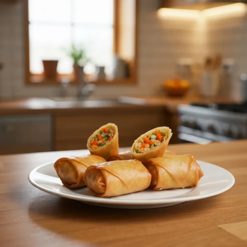 Crunchy Delight: Easy Crispy Vegetable Spring Rolls Recipe