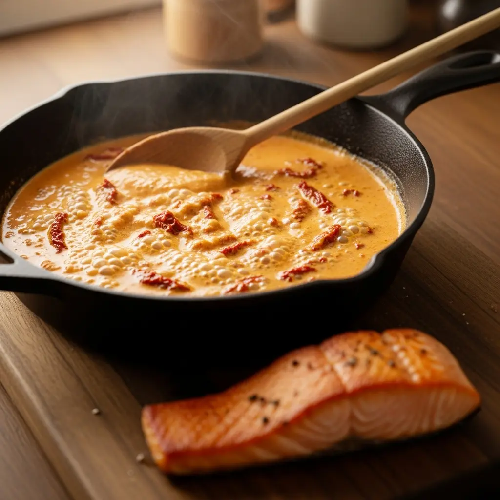 Savory Creamy Sun-Dried Tomato Salmon: A Flavorful Delight