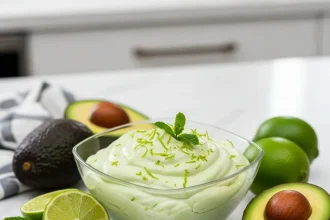 Velvety Avocado Lime Mousse: A Refreshing Creamy Delight