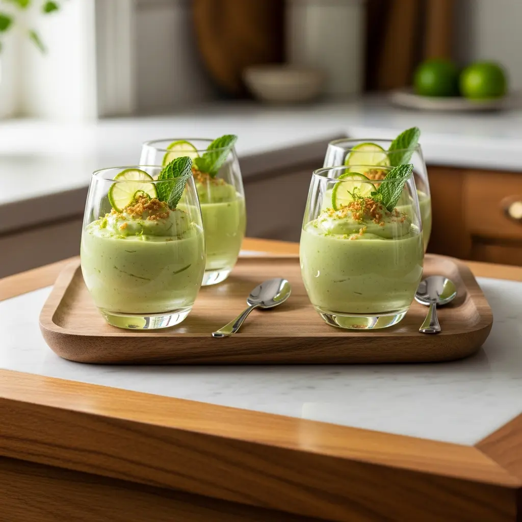 Velvety Avocado Lime Mousse: A Refreshing Creamy Delight