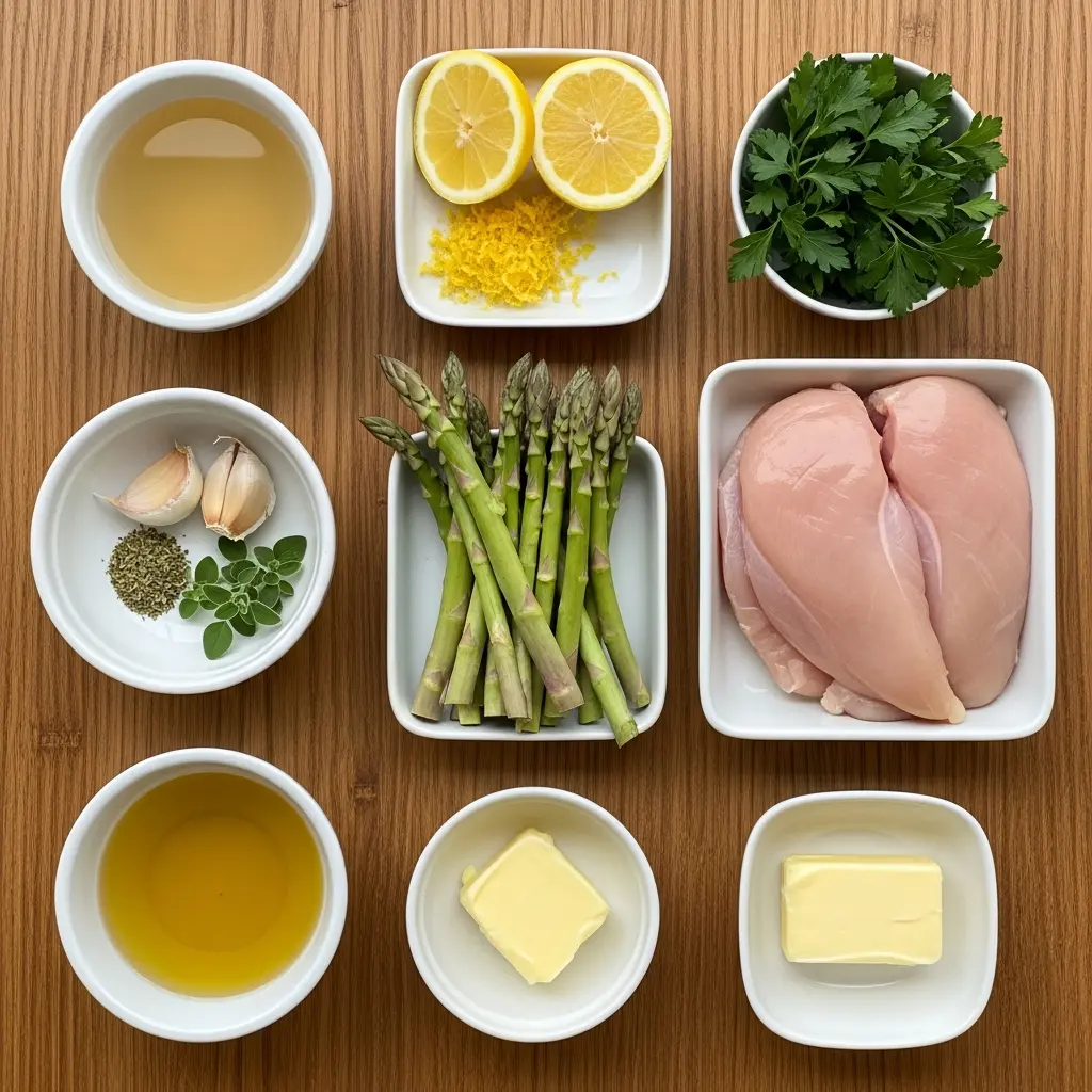 Zesty Lemon Chicken & Asparagus Skillet: Quick Healthy Meal