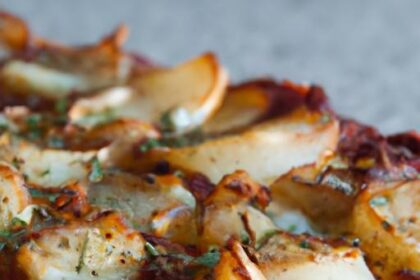 Savor the Flavor: Potato and Rosemary Pizza Delight