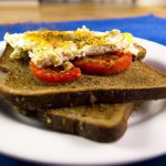 Golden Feta Fried Eggs on Toast: A Savory Morning Twist