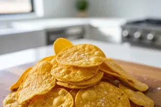 Crunchy Homemade Keto Tortilla Chips: A Low-Carb Delight