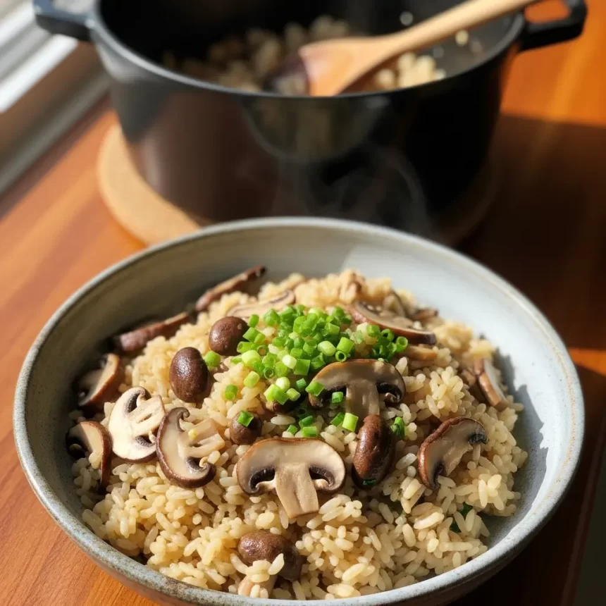 One-Pot Mushroom Rice: Simple, Savory, and Satisfying Meal