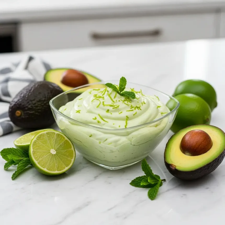 Velvety Avocado Lime Mousse: A Refreshing Creamy Delight