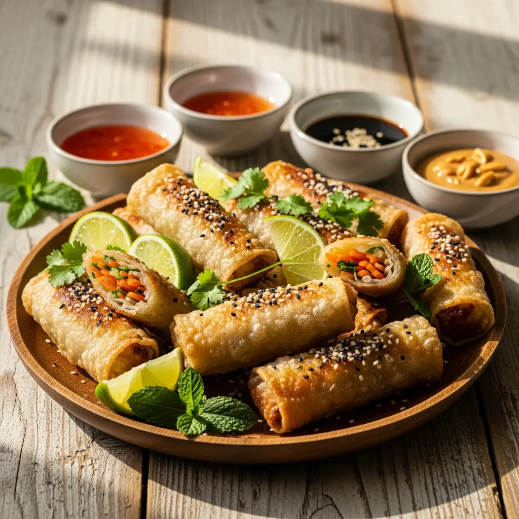 Crunchy Delight: Easy Crispy Vegetable Spring Rolls Recipe