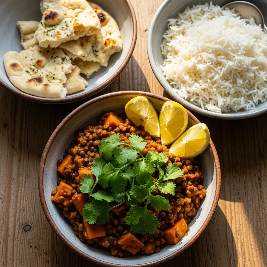 Hearty Lentil & Sweet Potato Curry: A Flavorful Fusion Delight