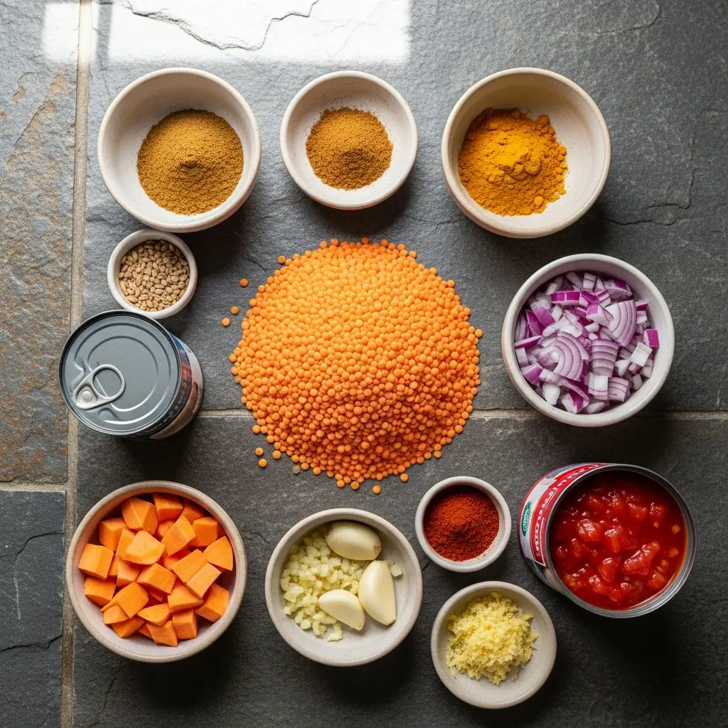 Hearty Lentil & Sweet Potato Curry: A Flavorful Fusion Delight