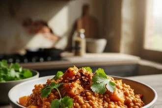 Hearty Lentil & Sweet Potato Curry: A Flavorful Fusion Delight