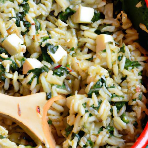 One-Pan Spinach & Feta Orzo: A Flavorful Skillet Meal