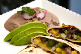 Creamy Avocado & Black Bean Quesadillas: A Flavor Fiesta