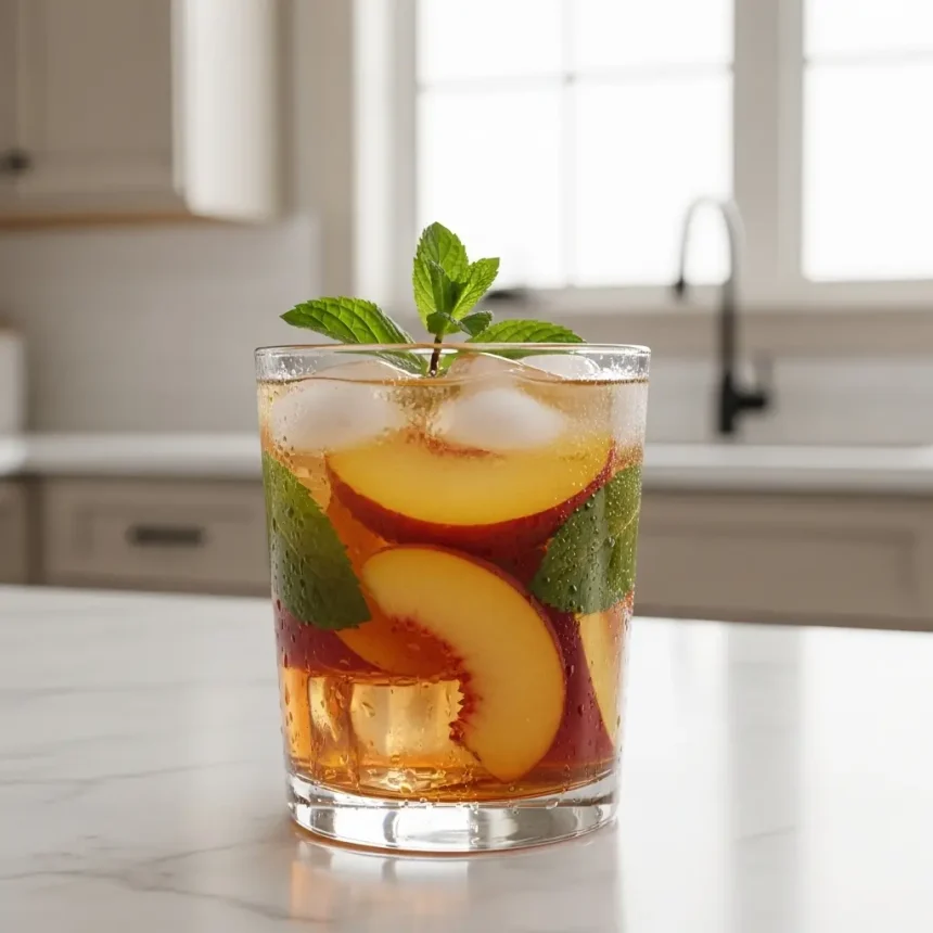 Sip Summer's Best: How to Make Homemade Peach Iced Tea