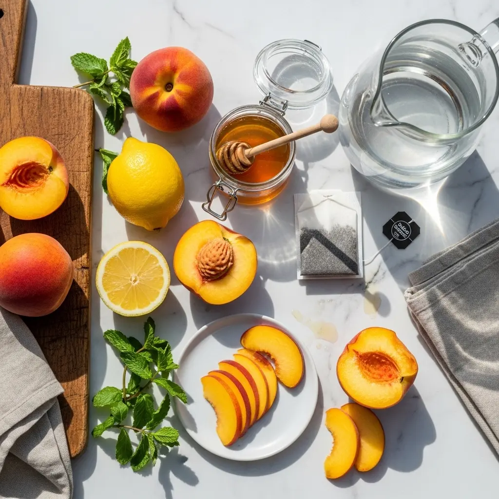 Sip Summer's Best: How to Make Homemade Peach Iced Tea