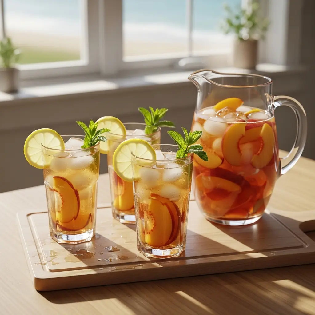 Sip Summer's Best: How to Make Homemade Peach Iced Tea