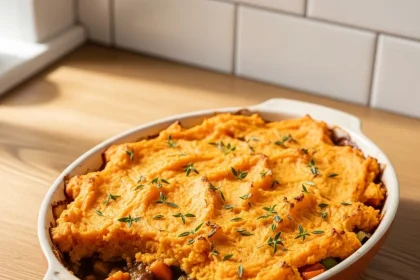 Sweet Potato Topped Cottage Pie: A Twist on Tradition