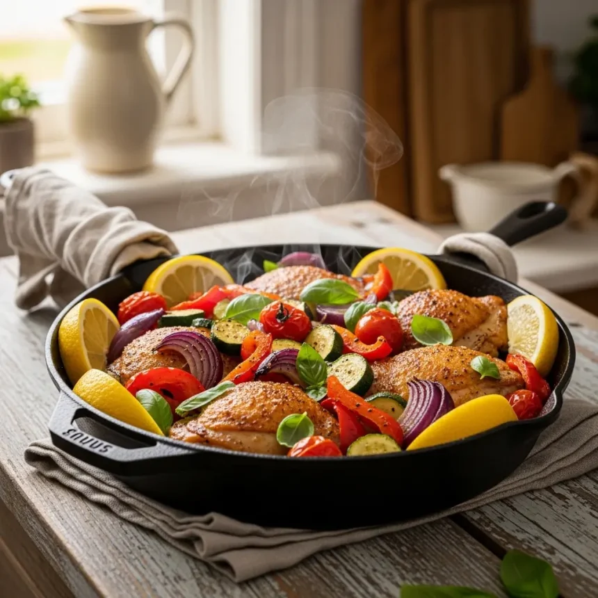 One-Pan Italian Chicken & Veggies: Simple, Savory Feast