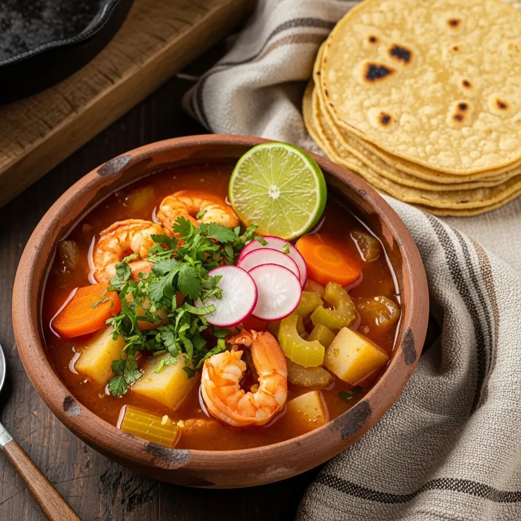 Savor Caldo de Camarón: Mexico's Classic Shrimp Soup Delight