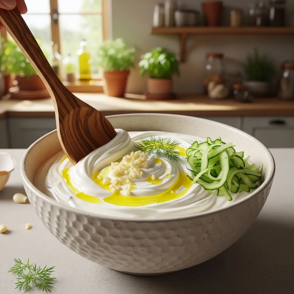 Tzatziki Unveiled: Creamy Cucumber Yogurt Sauce Delight