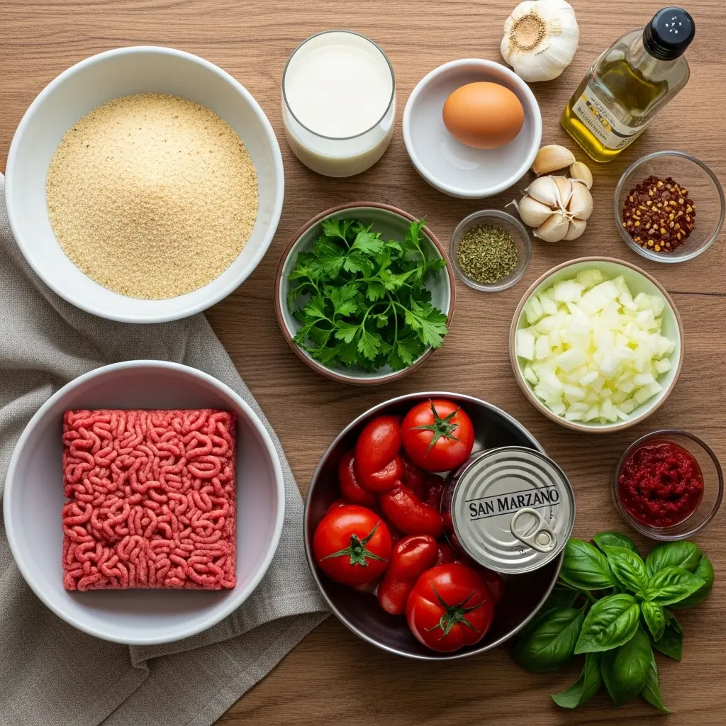 Savor Italian Beef Meatballs Simmered in Rich Tomato Sauce