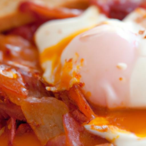 Savor Shakshuka: Poached Eggs Meet Spiced Tomato Delight