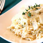 Indulge in Creamy Garlic Parmesan Orzo Pasta Delight