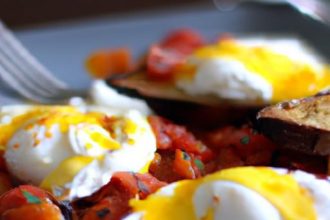 Savor Shakshuka: Poached Eggs Meet Spiced Tomato Delight