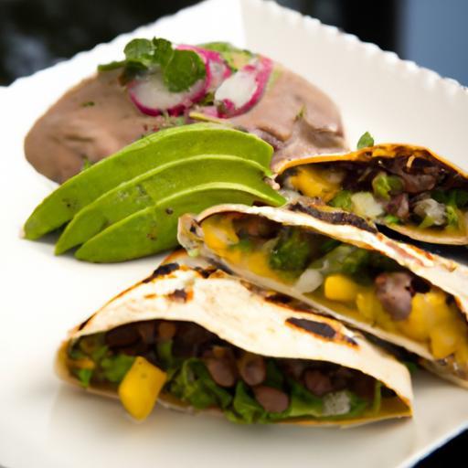 Creamy Avocado & Black Bean Quesadillas: A Flavor Fiesta