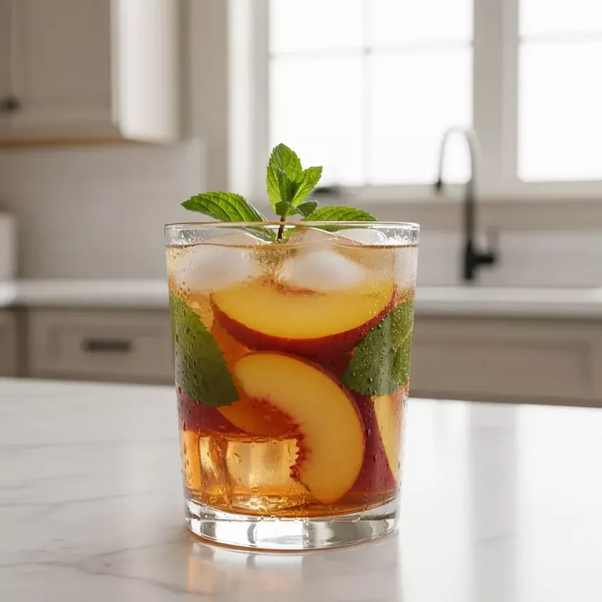 Sip Summer's Best: How to Make Homemade Peach Iced Tea